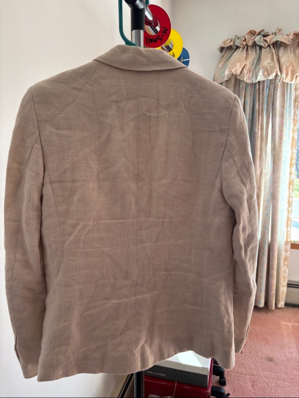 Cream Textured Women's Blazer - Persona - Picture 4 of 8